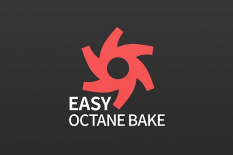c4d插件octane快速烘培插件 easyoctbake